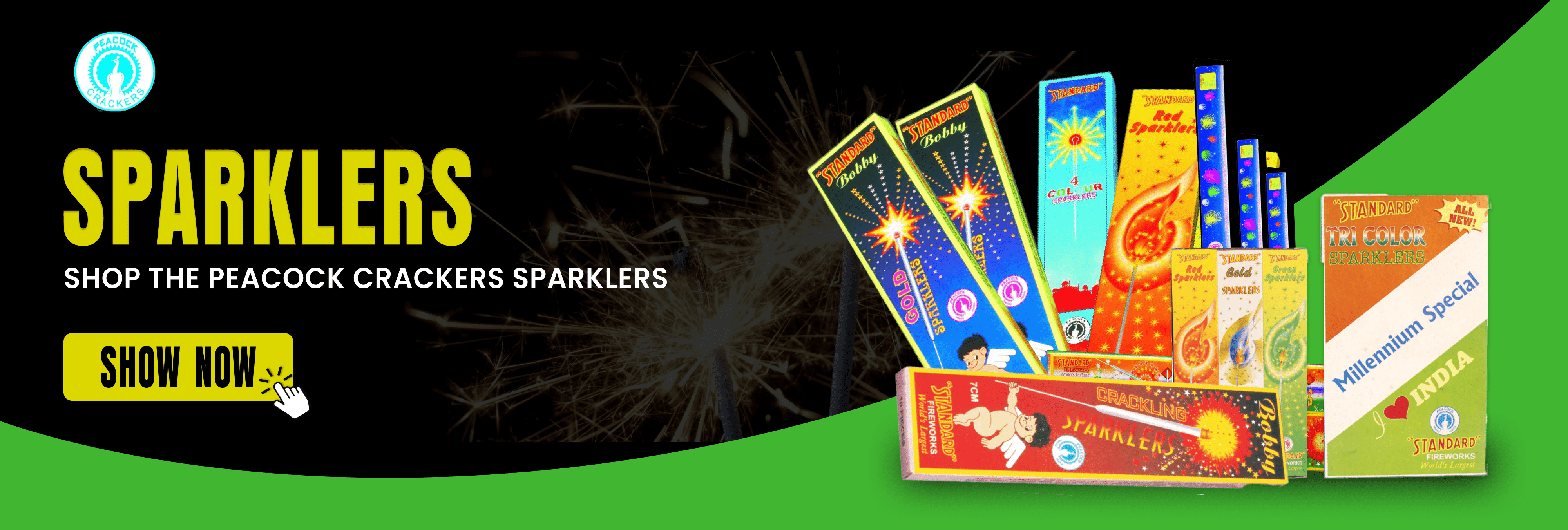 SPARKLERS banner