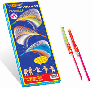 MULTI COLOUR CANDLE