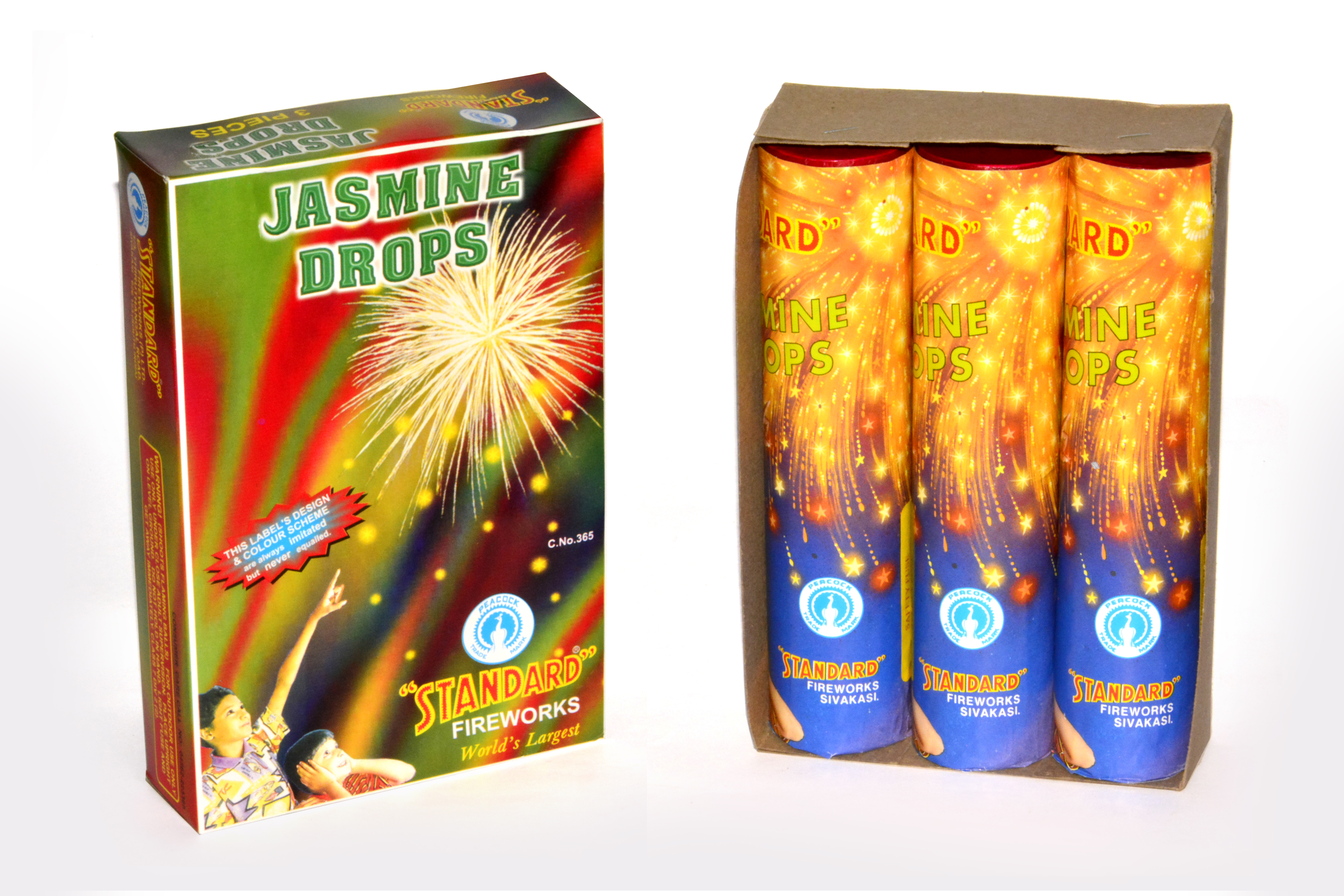 1.75" COMETS - JASMINE DROPS
